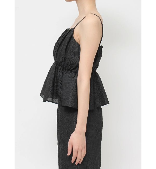 RESEXXY「ジャガードペプラムキャミチュニック【セットアップ着用可能】」|シャツ・ブラウス|