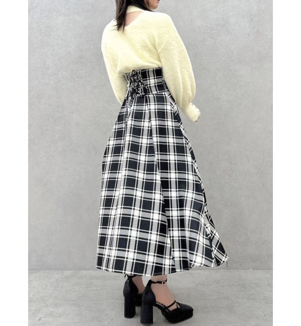 dazzlin「フロントタックコルセットスカート」|スカート|