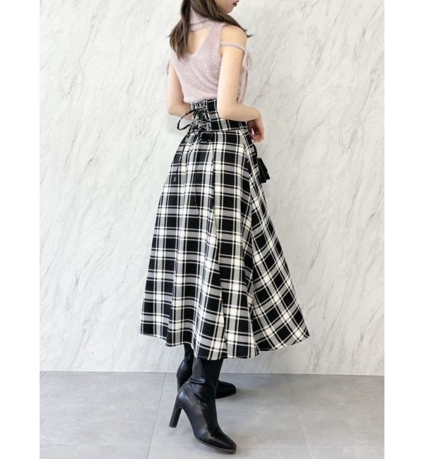 dazzlin「フロントタックコルセットスカート」|スカート|