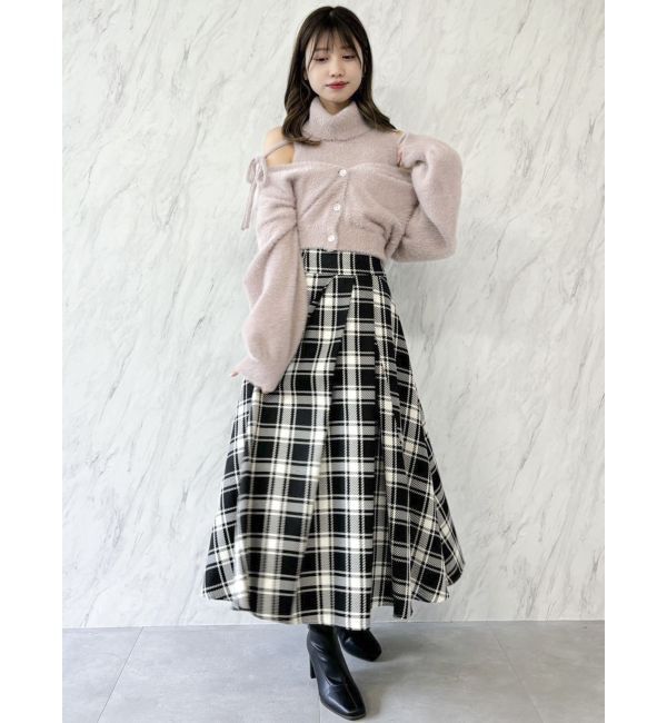 dazzlin「フロントタックコルセットスカート」|スカート|