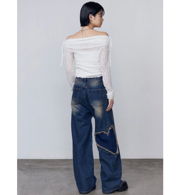 EMODA「ハートルーズジーンズ」|デニム|