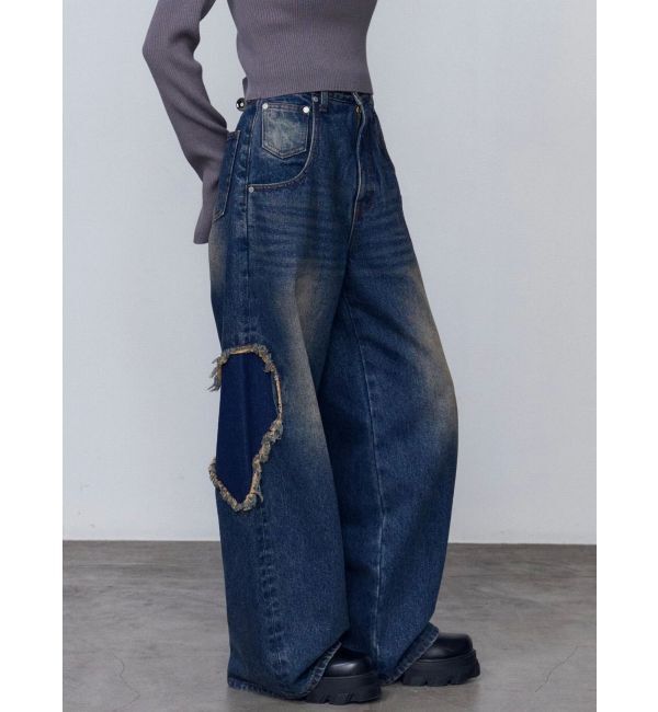 EMODA「ハートルーズジーンズ」|デニム|