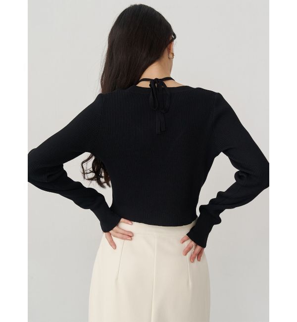 MURUA「ホルタードッキングトップス」|ニット・セーター|