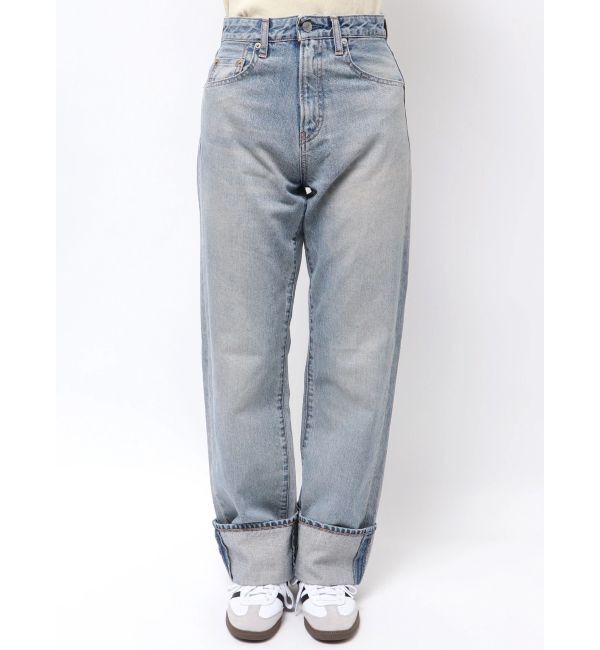 Ungrid「ハイウエストロールアップスリムデニム」|デニム|