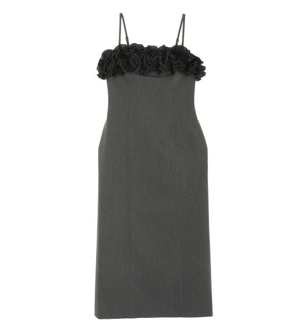 LAGUNAMOON「LADYコサージュキャミワンピース」|ドレス|