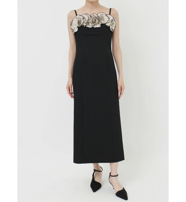 LAGUNAMOON「LADYコサージュキャミワンピース」|ドレス|