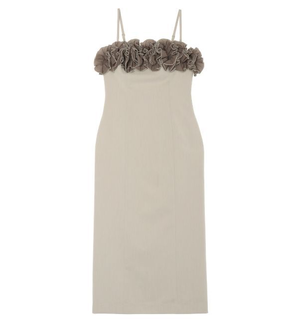 LAGUNAMOON「LADYコサージュキャミワンピース」|ドレス|