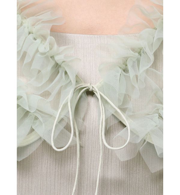 LAGUNAMOON「LADYチュールボレロキャミワンピース」|ワンピース|