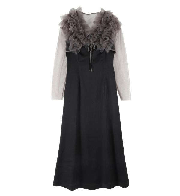 LAGUNAMOON「LADYチュールボレロキャミワンピース」|ワンピース|