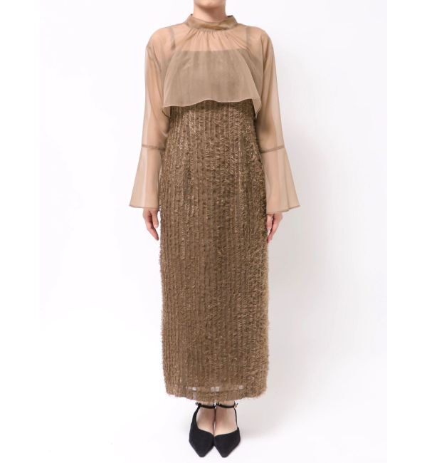 LAGUNAMOON「LADYブラウスレイヤードキャミワンピース」|ワンピース|