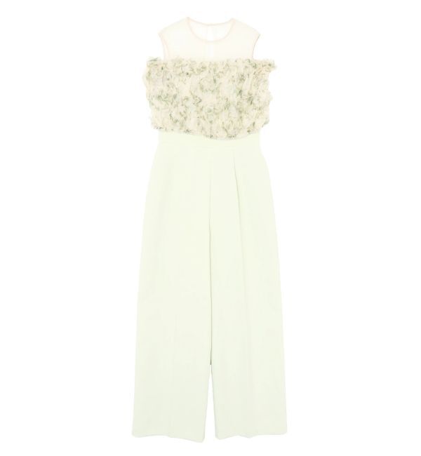 LAGUNAMOON「LADYチュールオフショルパンツドレス」|ドレス|