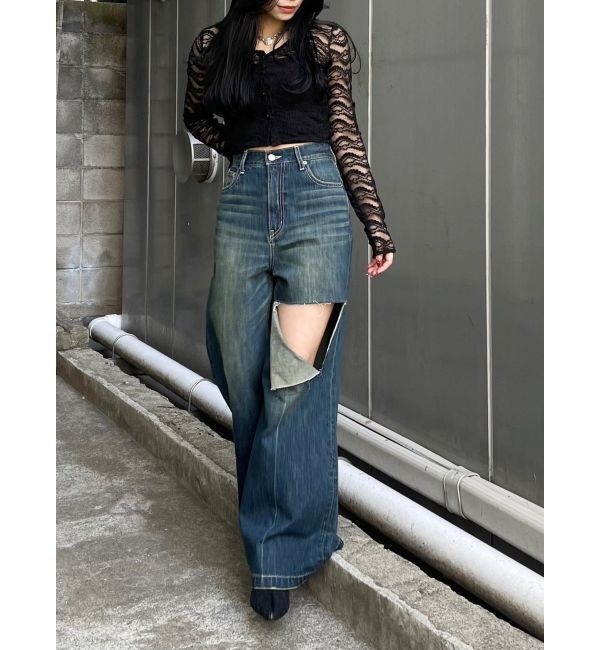 EVRIS「クロップドレーストップス」|Tシャツ・カットソー|