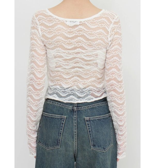 EVRIS「クロップドレーストップス」|Tシャツ・カットソー|