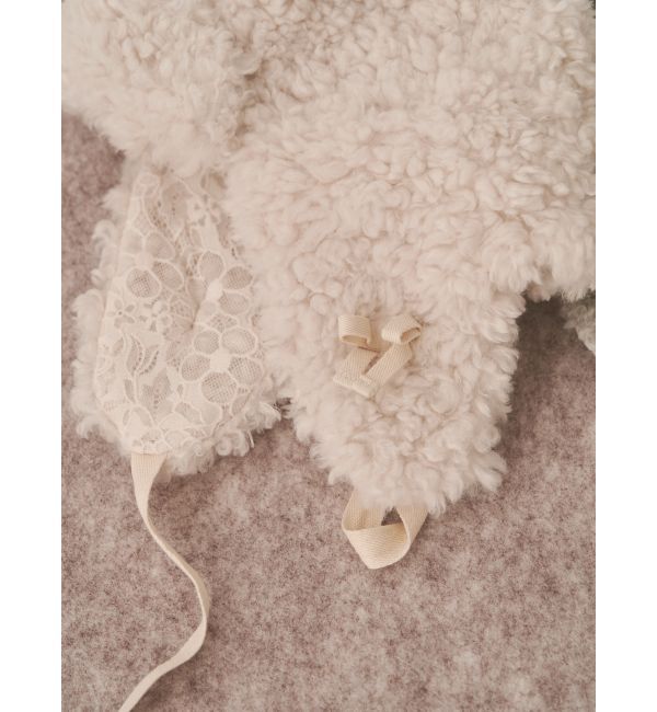 merry jenny「レースドッキングボアハット」|ハット|