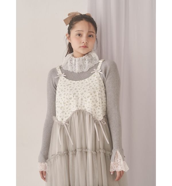 merry jenny「レースリブニット」|ニット・セーター|
