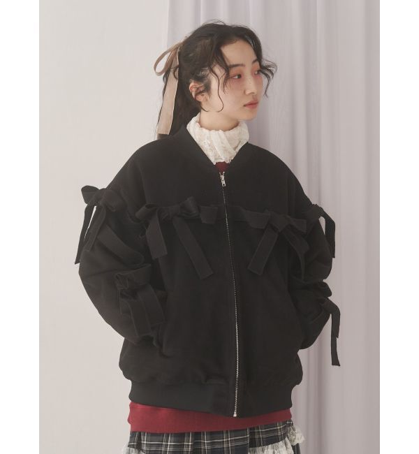 merry jenny「レースリブニット」|ニット・セーター|