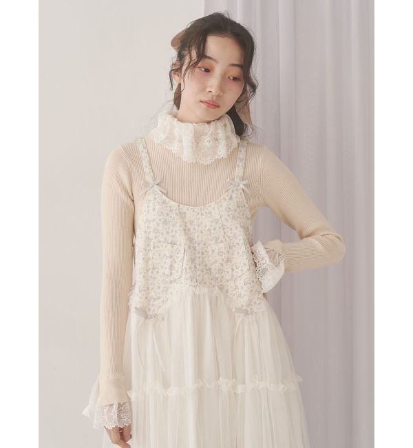 merry jenny「レースリブニット」|ニット・セーター|