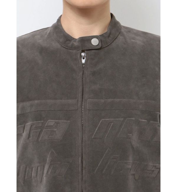 GYDA「フェイクスウェードエンボスブルゾン」|ブルゾン・スタジャン|