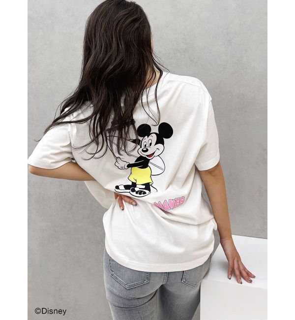 GYDA「Mickey Mouse / バックプリントBIG Tシャツ」|Tシャツ・カットソー|
