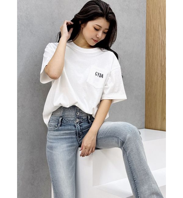 GYDA「Mickey Mouse / バックプリントBIG Tシャツ」|Tシャツ・カットソー|