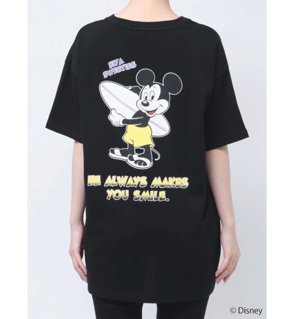 GYDA「Mickey Mouse / バックプリントBIG Tシャツ」|Tシャツ・カットソー|