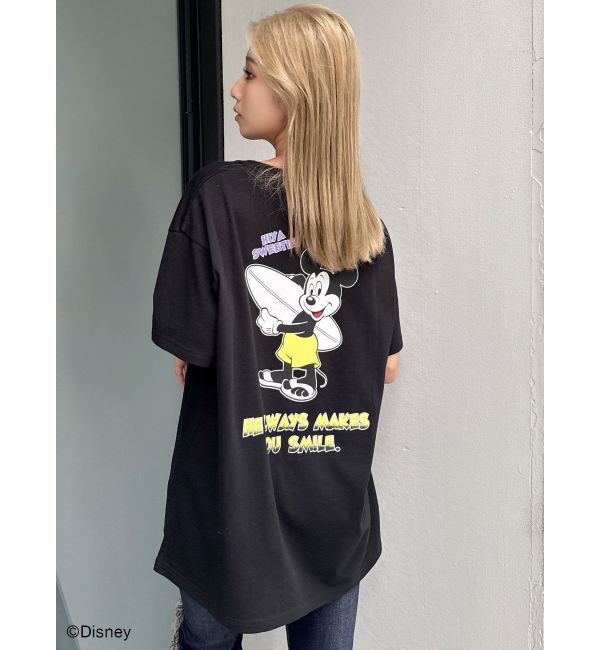 GYDA「Mickey Mouse / バックプリントBIG Tシャツ」|Tシャツ・カットソー|