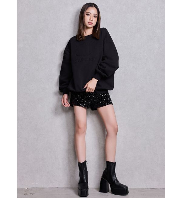 GYDA「GYDAスパンコールベロアショートパンツ」|その他|