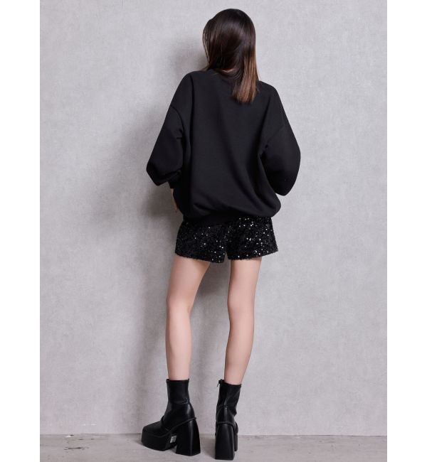 GYDA「GYDAスパンコールベロアショートパンツ」|その他|