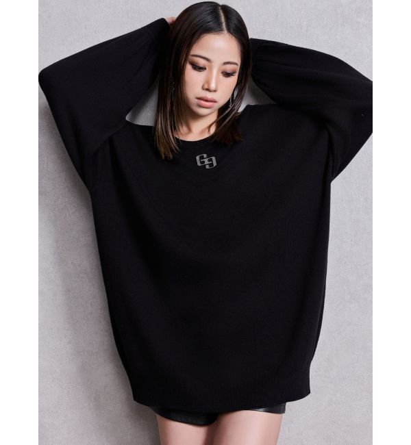 GYDA「GG LOOSEニットトップス」|ニット・セーター|