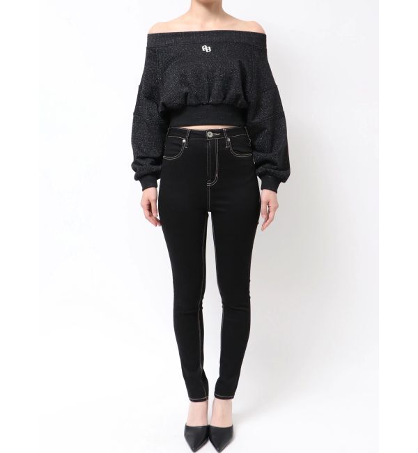 GYDA「GG shortラメトップス」|Tシャツ・カットソー|