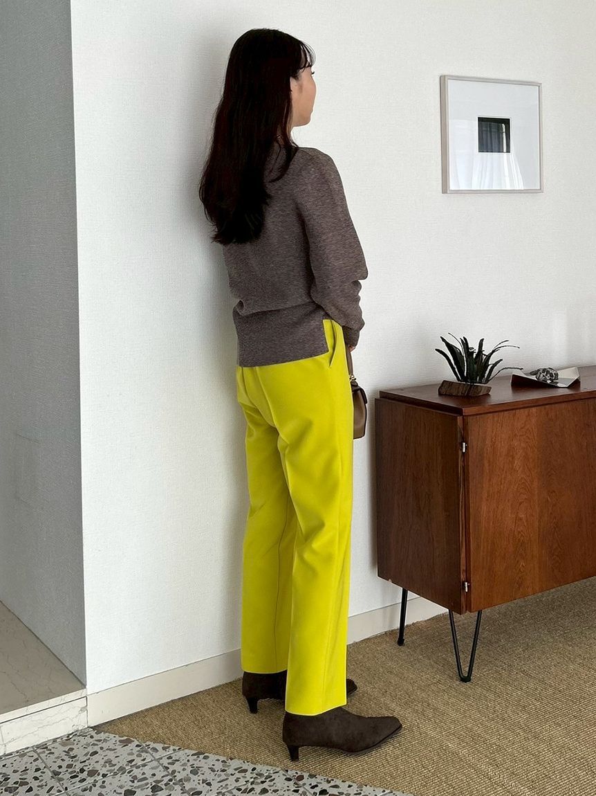 Mila Owen「後ろゴムテーパードパンツ」|チノ|