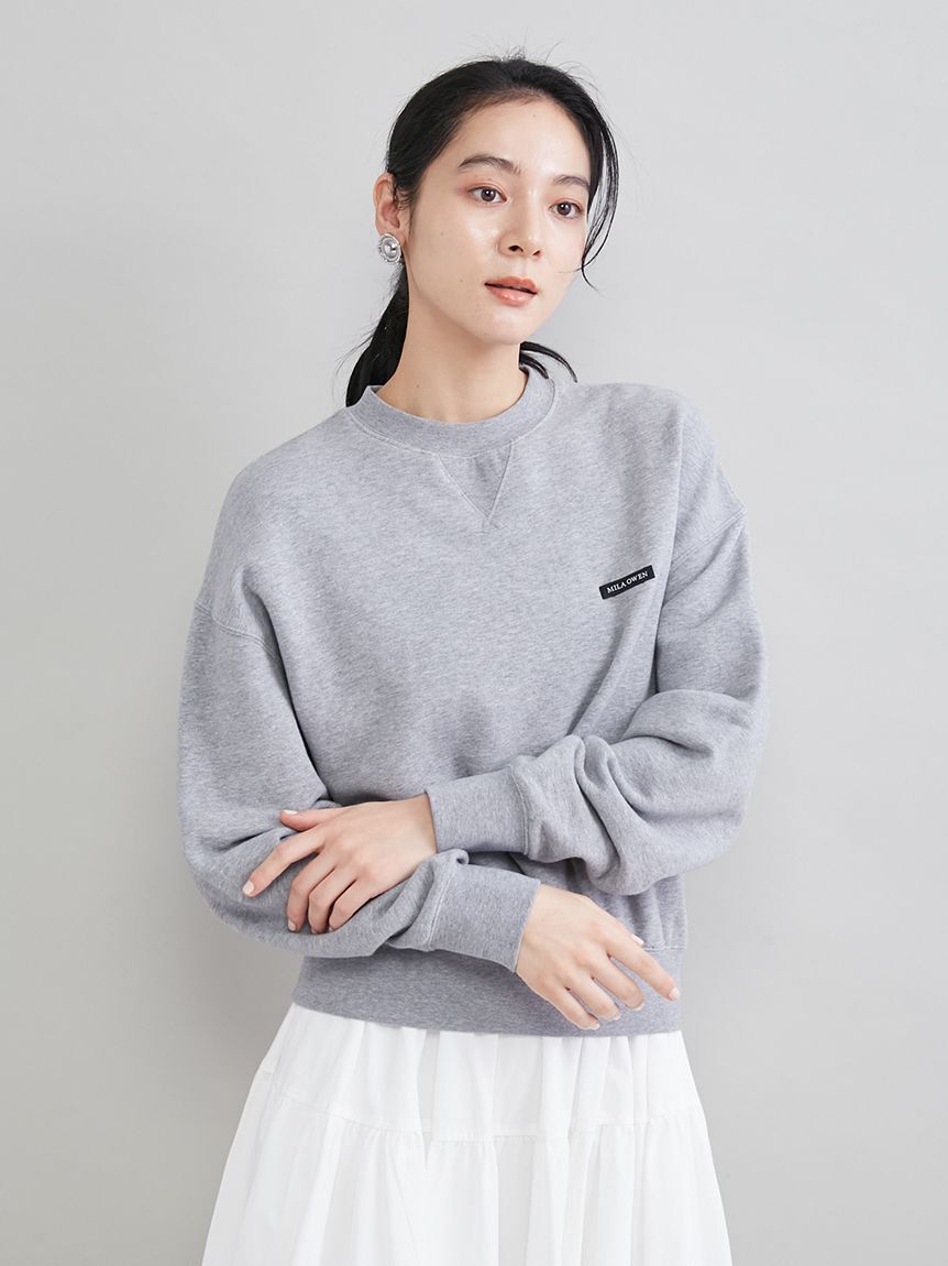 Mila Owen「ソフトタッチ短丈トレーナー」|スウェット・ジャージ|