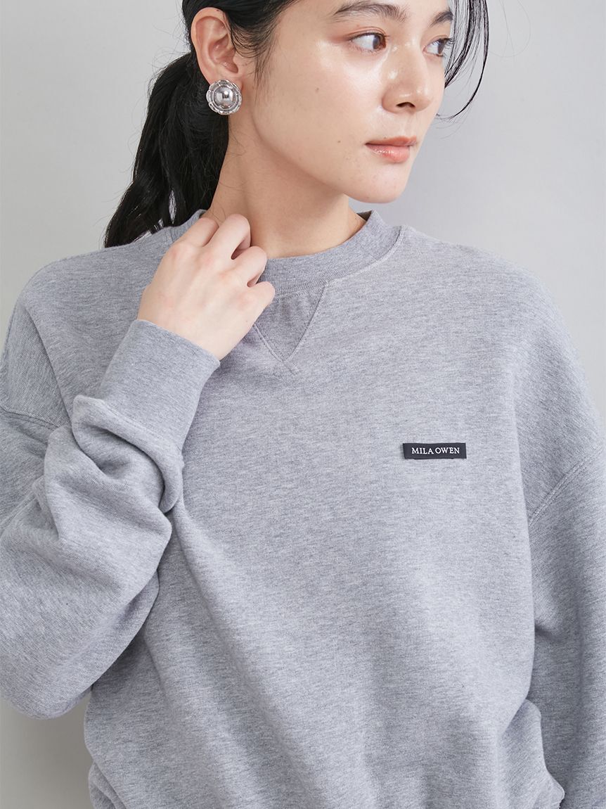 Mila Owen「ソフトタッチ短丈トレーナー」|スウェット・ジャージ|