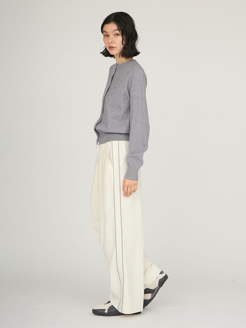 emmi atelier「イージーケアサイドラインパンツ」|チノ|