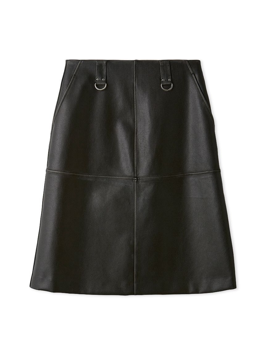 FURFUR「レザーライクミディスカート」|スカート|