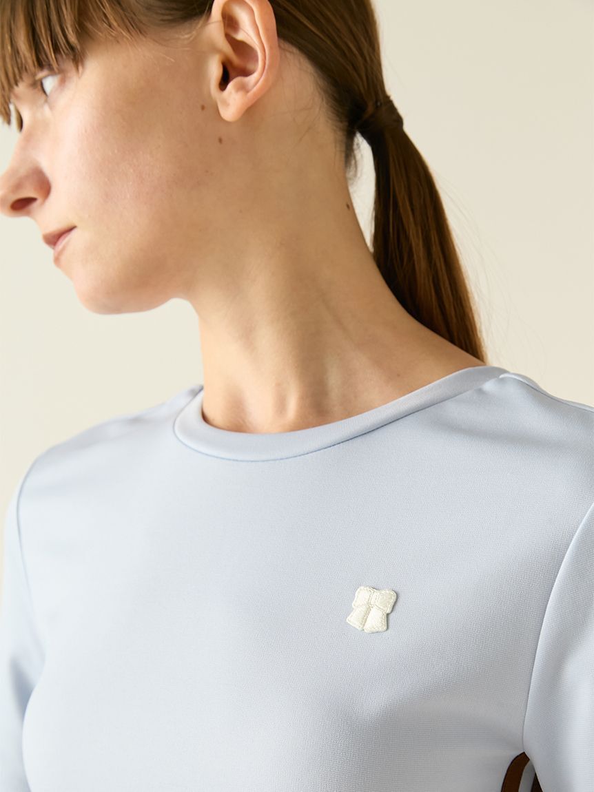 FURFUR「リボンロゴラインカットワンピース」|ワンピース|