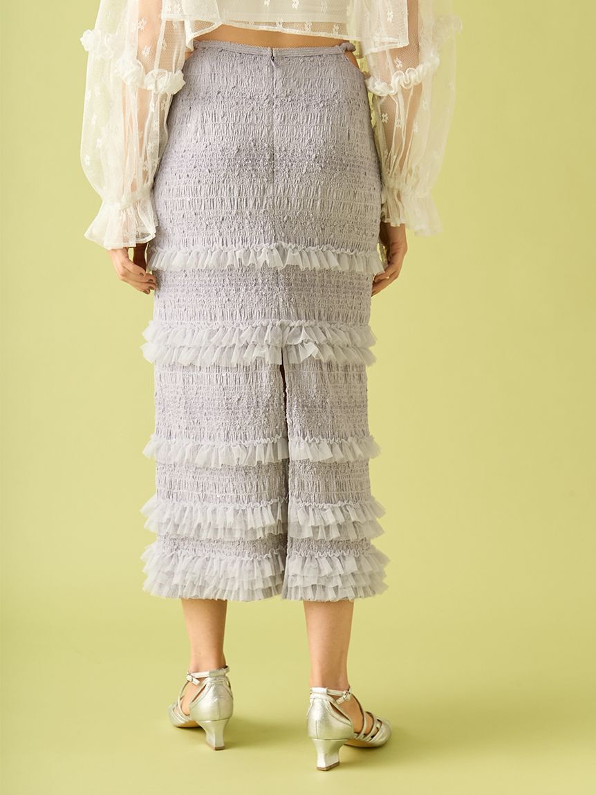 FURFUR「フリルＩラインスカート」|スカート|
