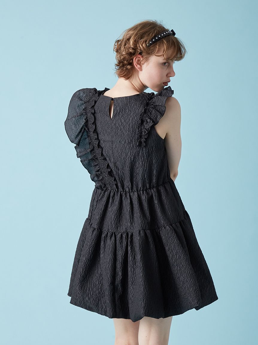 FURFUR「バルーンヘムミニドレス」|ドレス|