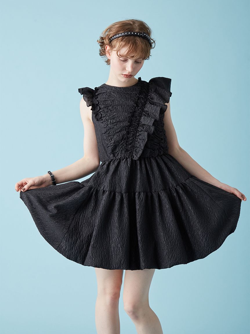 FURFUR「バルーンヘムミニドレス」|ドレス|