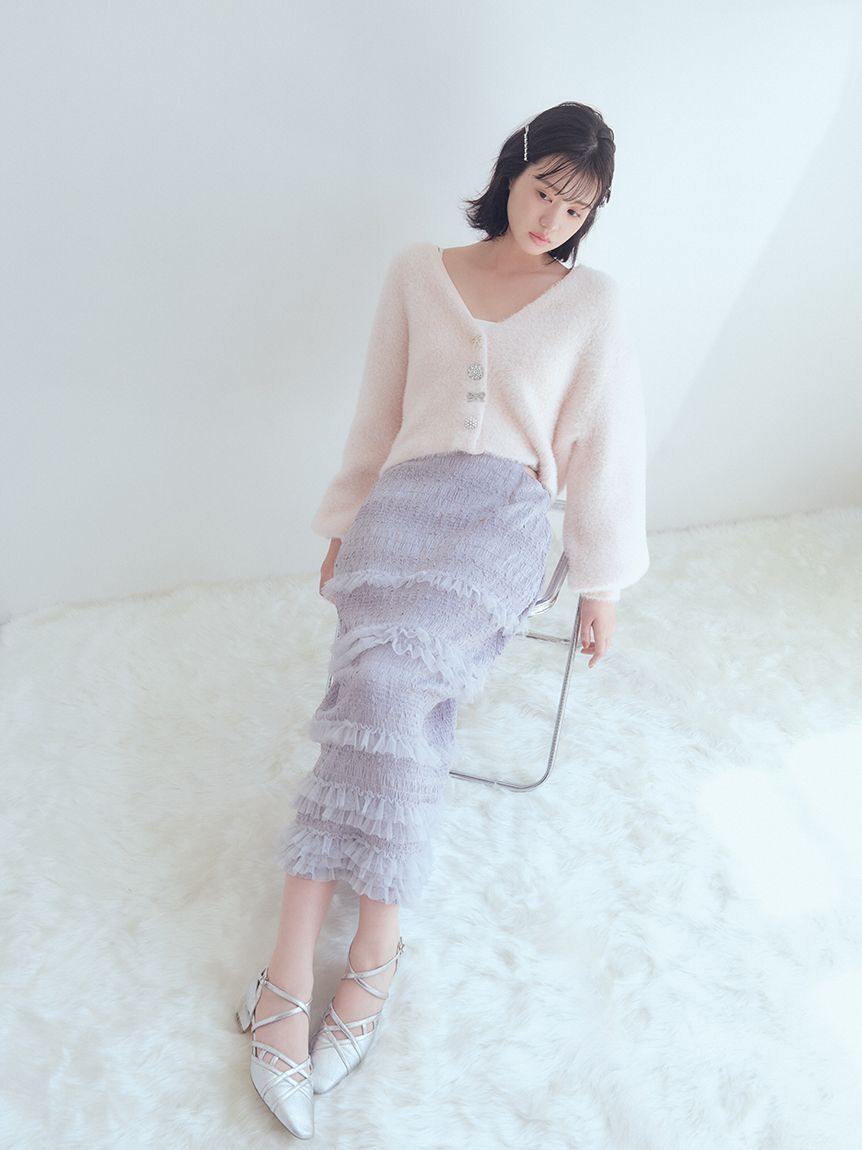 FURFUR「リボンロゴヘアピンセット」|ヘアバンド|