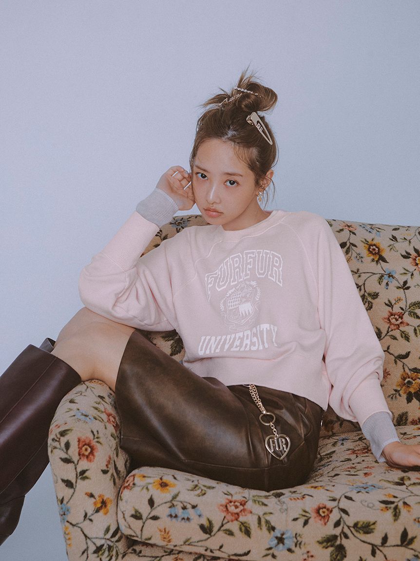 FURFUR「リボンロゴヘアピンセット」|ヘアバンド|