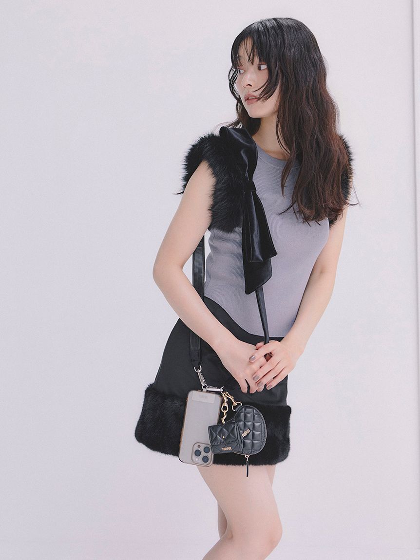 FURFUR「【限定カラー】エコファースリーブニットトップス」|ニット・セーター|