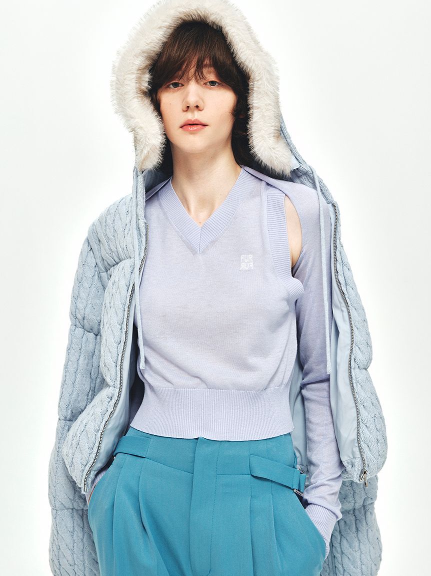 FURFUR「4WAYニットパディングジャケット」|ダウン|