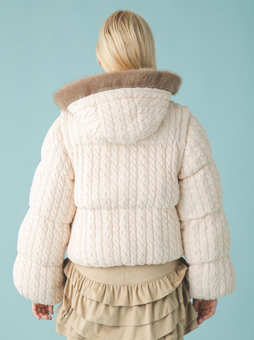 FURFUR「4WAYニットパディングジャケット」|ダウン|