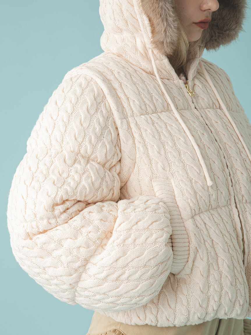 FURFUR「4WAYニットパディングジャケット」|ダウン|