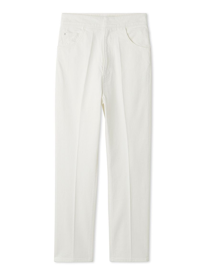 CELFORD「ハイライズ美脚ストレッチテーパードデニムパンツ」|デニム|