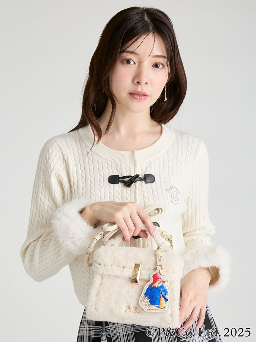 CELFORD「【パディントン(TM)&times;CELFORD】【リュタン】ビジュースタッズボアポシェット」|ショルダー・メッセンジャー|