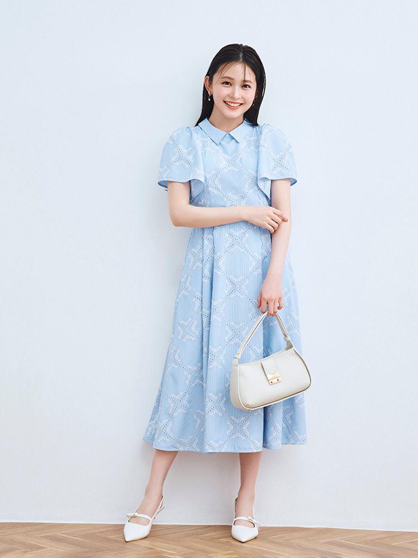 CELFORD「リボンディテールバックストラップミュール」|パンプス|