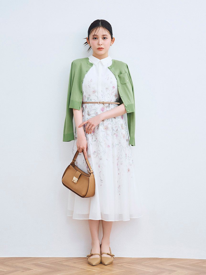 CELFORD「リボンディテールバックストラップミュール」|パンプス|