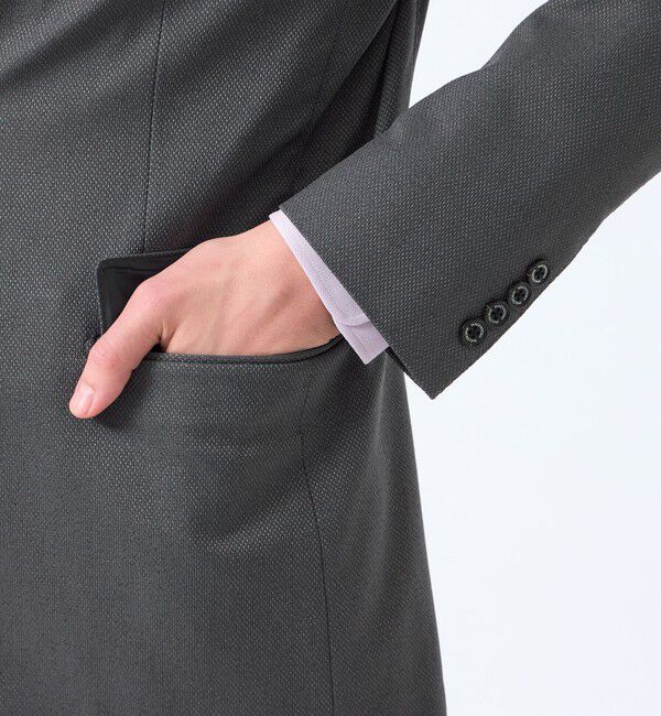 MACKINTOSH PHILOSOPHY「トロッター ジャケット #000（ナンバーゼロ）バーズアイストレッチ リサイクル」|テーラードジャケット|